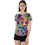 Retro chaos                                                                       Back Cut Out Sport Tee