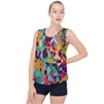 Retro chaos                                                                       Bubble Hem Chiffon Tank Top