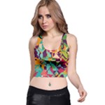 Retro chaos                                                                       Racer Back Crop Top