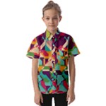 Retro chaos                      Kids  Short Sleeve Shirt