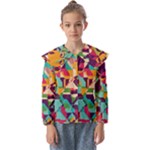 Retro chaos                                      Kids  Peter Pan Collar Blouse