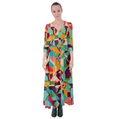 Button Up Maxi Dress 