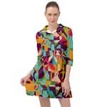 Retro chaos                                                                         Mini Skater Shirt Dress