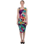 Retro chaos                                                                         Sleeveless Pencil Dress