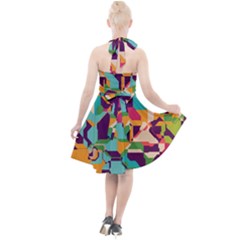 Halter Party Swing Dress  