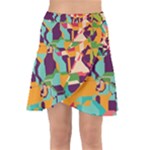 Retro chaos                                                                          Wrap Front Skirt