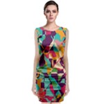 Retro chaos                                                                            Classic Sleeveless Midi Dress