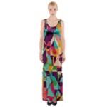 Retro chaos                                                                       Maxi Thigh Split Dress