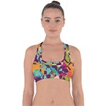 Retro chaos                                                                      Cross Back Hipster Bikini Top