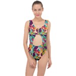 Retro chaos                                                                      Center Cut Out Swimsuit