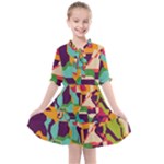 Retro chaos                                                                    Kids  All Frills Chiffon Dress