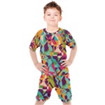 Retro chaos                                                                    Kids  Tee and Shorts Set