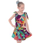 Retro chaos                                                                   Kids  Tie Up Tunic Dress