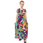 Retro chaos                                                                     Kids  Short Sleeve Maxi Dress