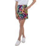 Retro chaos                                                                          Kids  Tennis Skirt