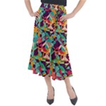 Retro chaos                                                                           Midi Mermaid Skirt