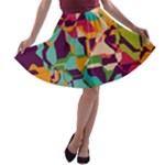 Retro chaos                                                                       A-line Skirt