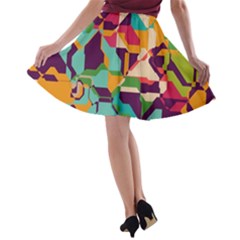 A-line Skater Skirt 