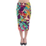 Retro chaos                                                                         Midi Pencil Skirt