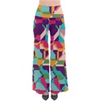 Retro chaos                                                                      Women s Chic Palazzo Pants