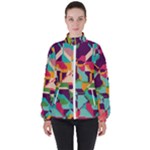 Retro chaos                                                                       High Neck Windbreaker (Women)