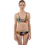 Retro chaos                                                                         Wrap Around Bikini Set