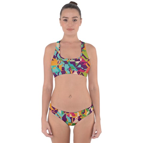 Retro chaos                                                                      Cross Back Hipster Bikini Set from ArtsNow.com