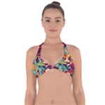 Retro chaos                                                                      Halter Neck Bikini Top