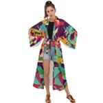 Retro chaos                                                                    Maxi Kimono