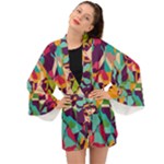 Retro chaos                                                                    Long Sleeve Kimono