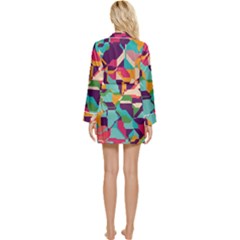Long Sleeve Satin Robe 