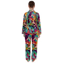 Women s Long Sleeve Satin Pajamas Set 