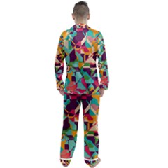 Men s Long Sleeve Satin Pajamas Set 