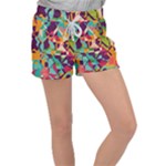 Retro chaos                                                                    Women s Velour Lounge Shorts