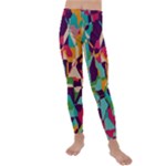 Retro chaos                                                                     Kids  Lightweight Velour Leggings