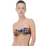 Retro chaos                                                                     Classic Bandeau Bikini Top