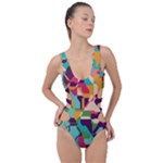 Retro chaos                                                                       Side Cut Out Swimsuit