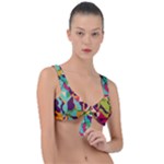 Retro chaos                                                                       Front Tie Bikini Top