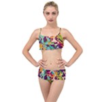 Retro chaos                                                                     Layered Top Bikini Set