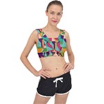 Retro chaos                                                                      V-Back Sports Bra