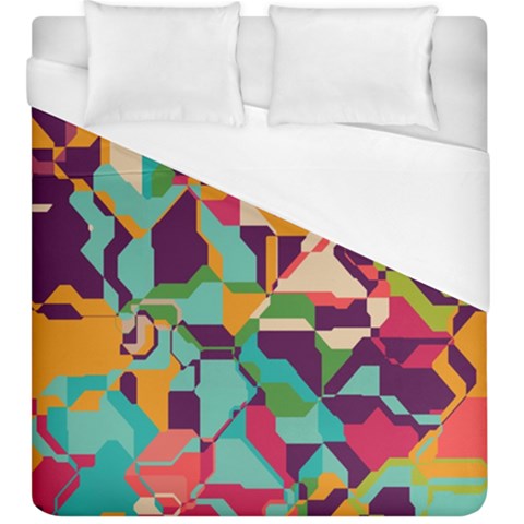 Retro chaos                                                                        Duvet Cover (King Size) from ArtsNow.com
