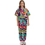 Retro chaos                                                              Kids  Tee and Pants Sports Set