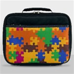 Retro colors puzzle pieces                                                                        Lunch Bag