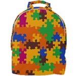 Retro colors puzzle pieces                                                                        Mini Full Print Backpack