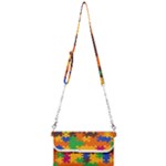 Retro colors puzzle pieces                                                                        Mini Crossbody Handbag