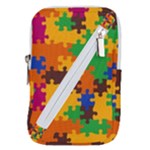 Retro colors puzzle pieces                                                                     Belt Pouch Bag (Large)