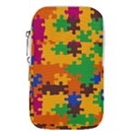 Retro colors puzzle pieces                                                                     Waist Pouch (Large)