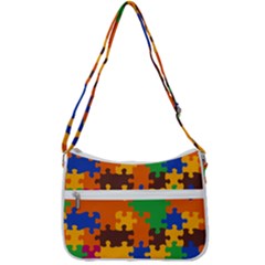 Zip Up Shoulder Bag 