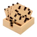 Retro colors puzzle pieces                                                                 Bamboo Coaster Set