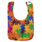 Retro colors puzzle pieces                                                                Baby Bib